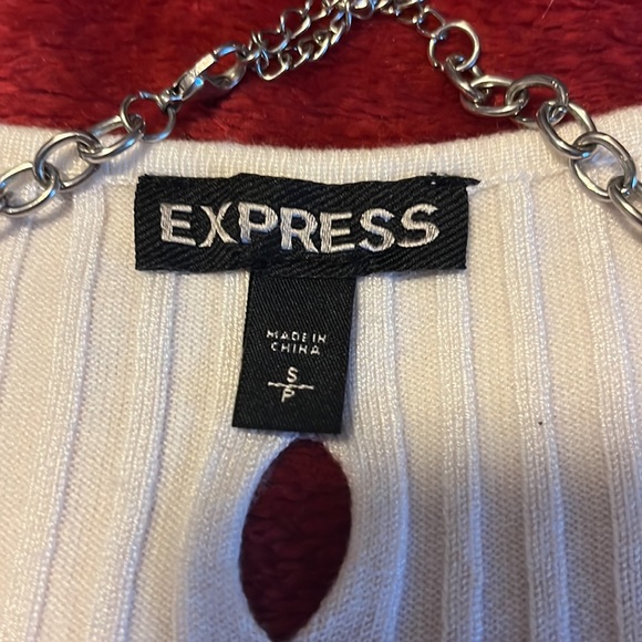 Express V Neck Sweater. Size S - Picture 3 of 3